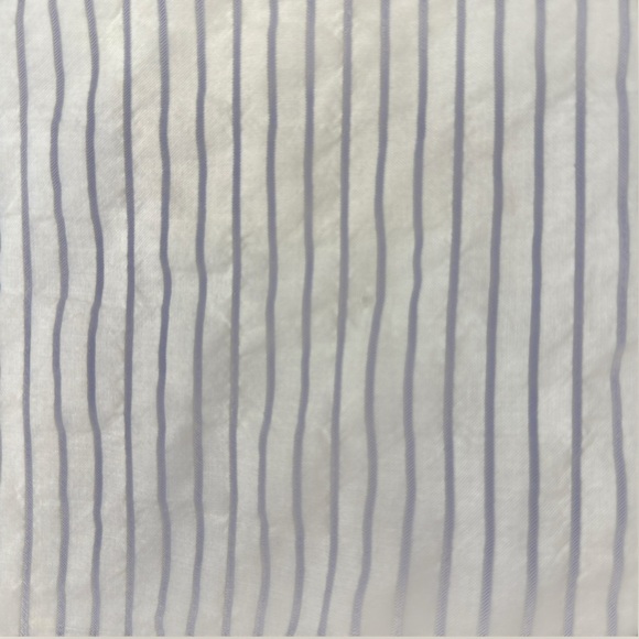 All Saints | Alana Striped Twisted Crop | Size 4 | White/Blue - Picture 11 of 12